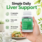 Balance ONE Liver Support Supplement with Milk Thistle - 60 Capsules - image 7