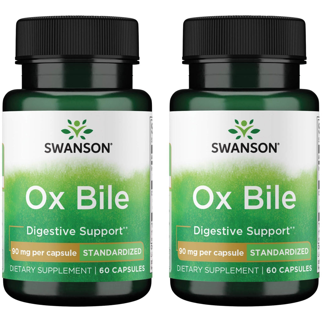 Swanson Ox Bile Standardized 90 mg - 120 Capsules
