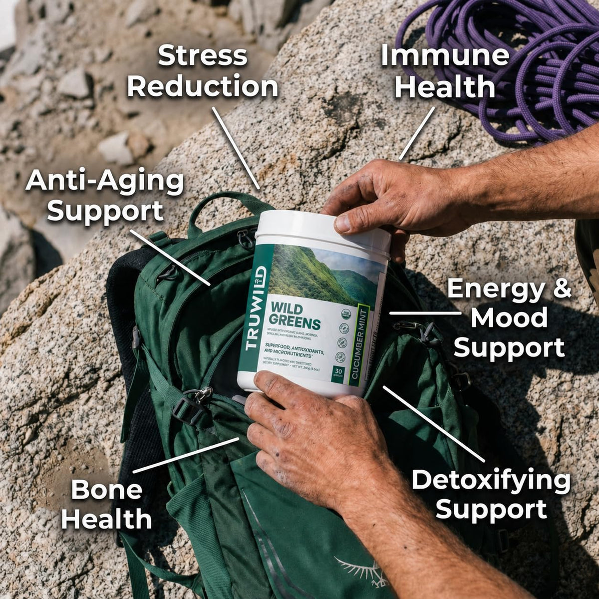 TruWild Greens Superfood Juice Powder