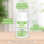 Supersmart Super Quercetin 1000mg Antioxidant - 60 Tablets - image 3