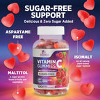 Nature's Nutrition Vitamin C Gummies - 100% Daily Value VitaminC