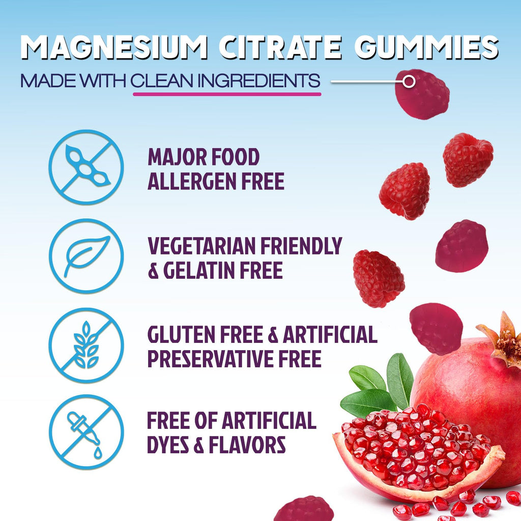 Nature's Peak Magnesium Citrate Gummies - High Absorption Magnesium