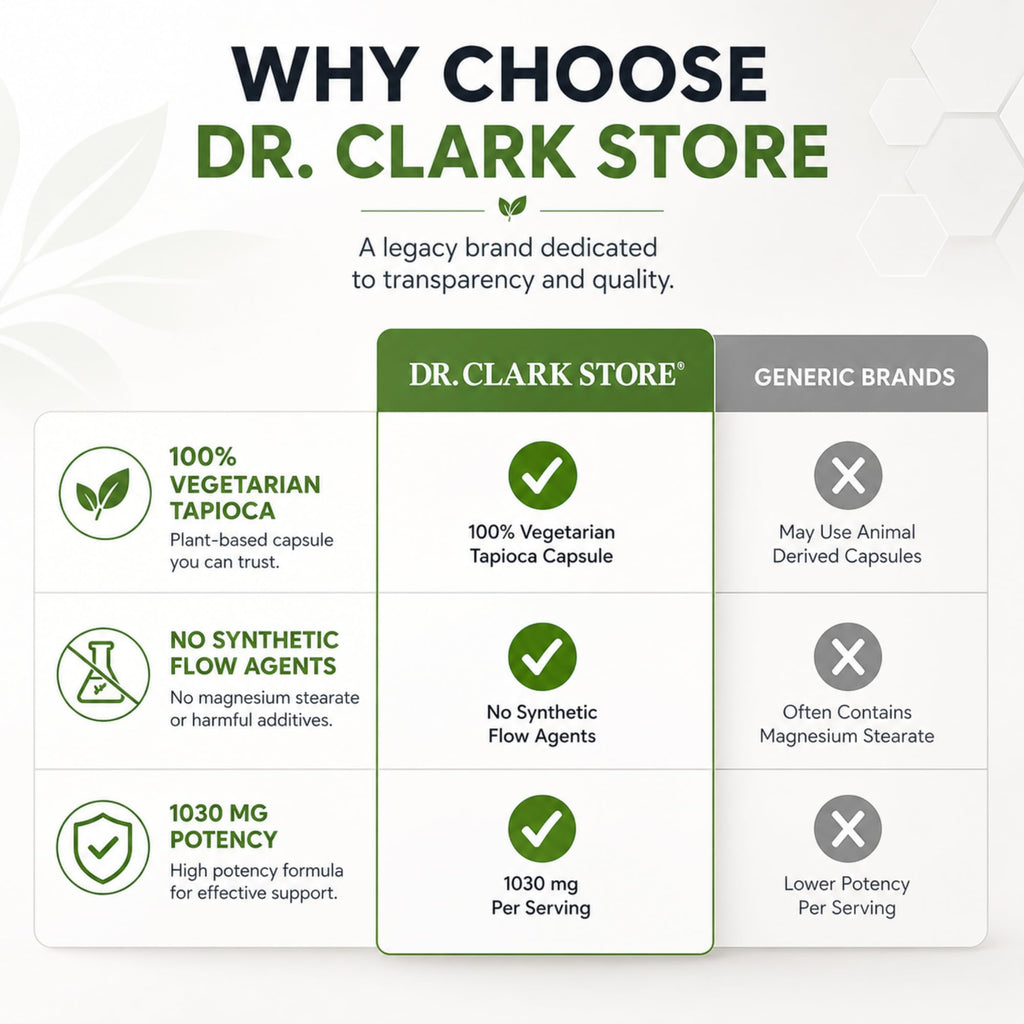 Dr Clark Magnesium Sulfate 1030mg - 100 Vegetarian Capsules - image 7
