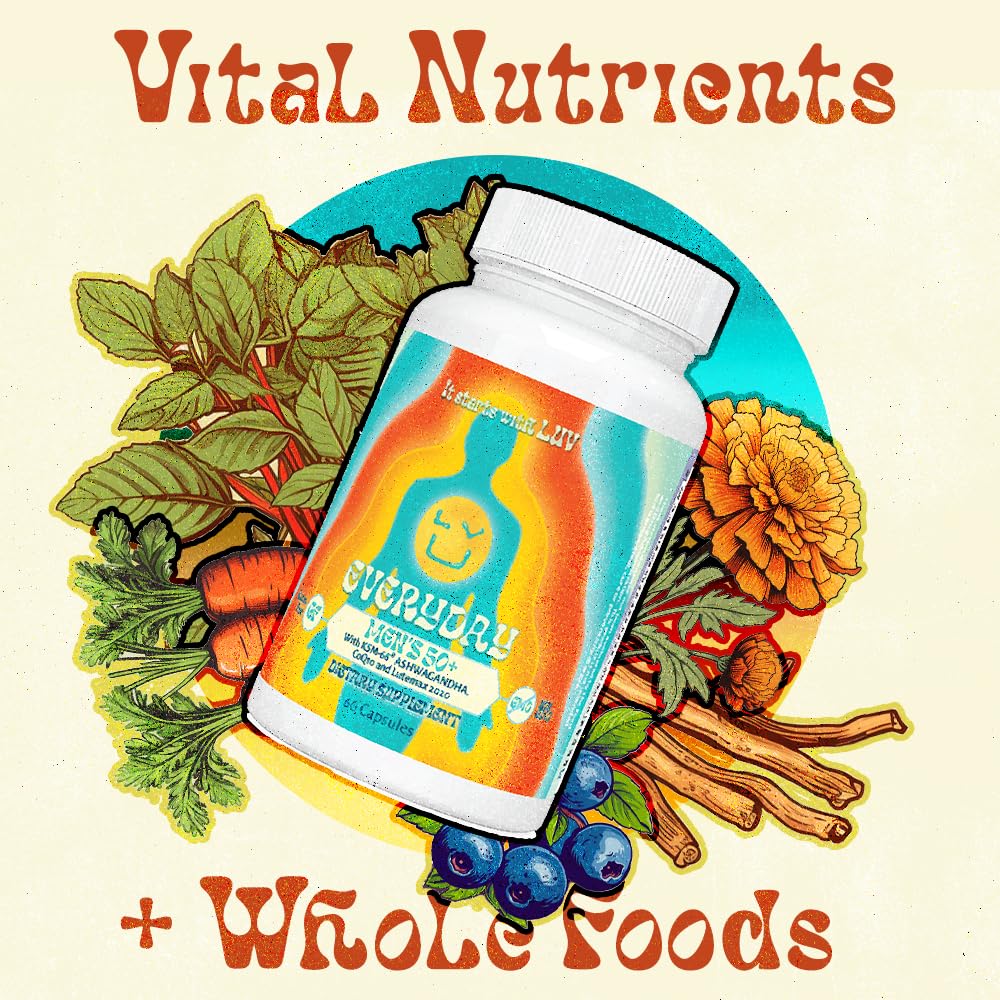 LUV Everyday Men's 50+ Multivitamin - 60 Vegetarian Capsules - image 4