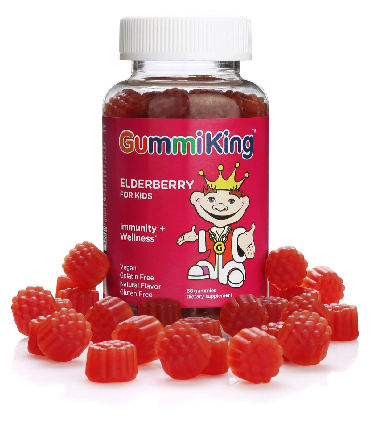 Gummi King Elderberry Gummi Immune Support - 60 Gummies