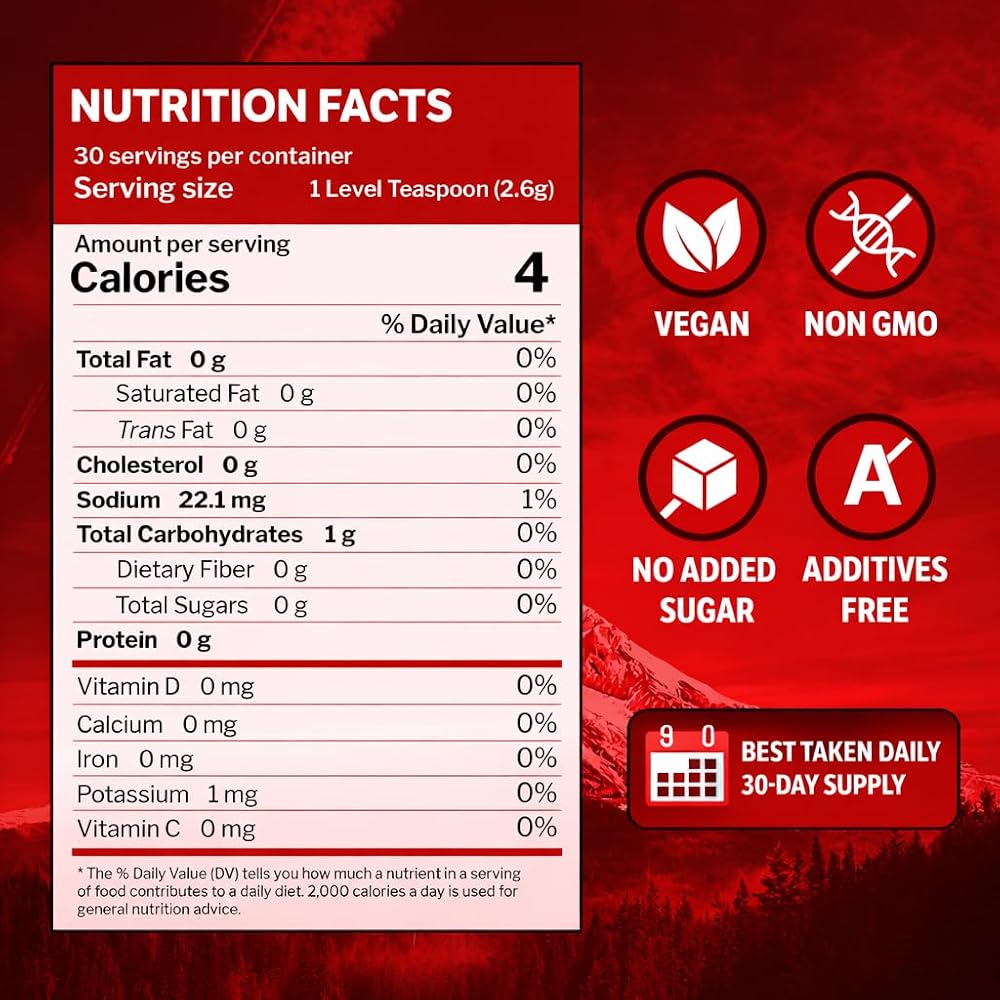 Nutrigardens VitaSpinach Red Spinach Extract Nitric Oxide Booster - 30 Servings - image 4