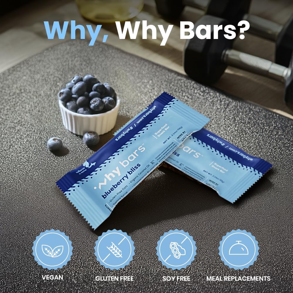 Why Bars, Superfood Protein Bars, 2.04 Ounce Bars - Protein Bar