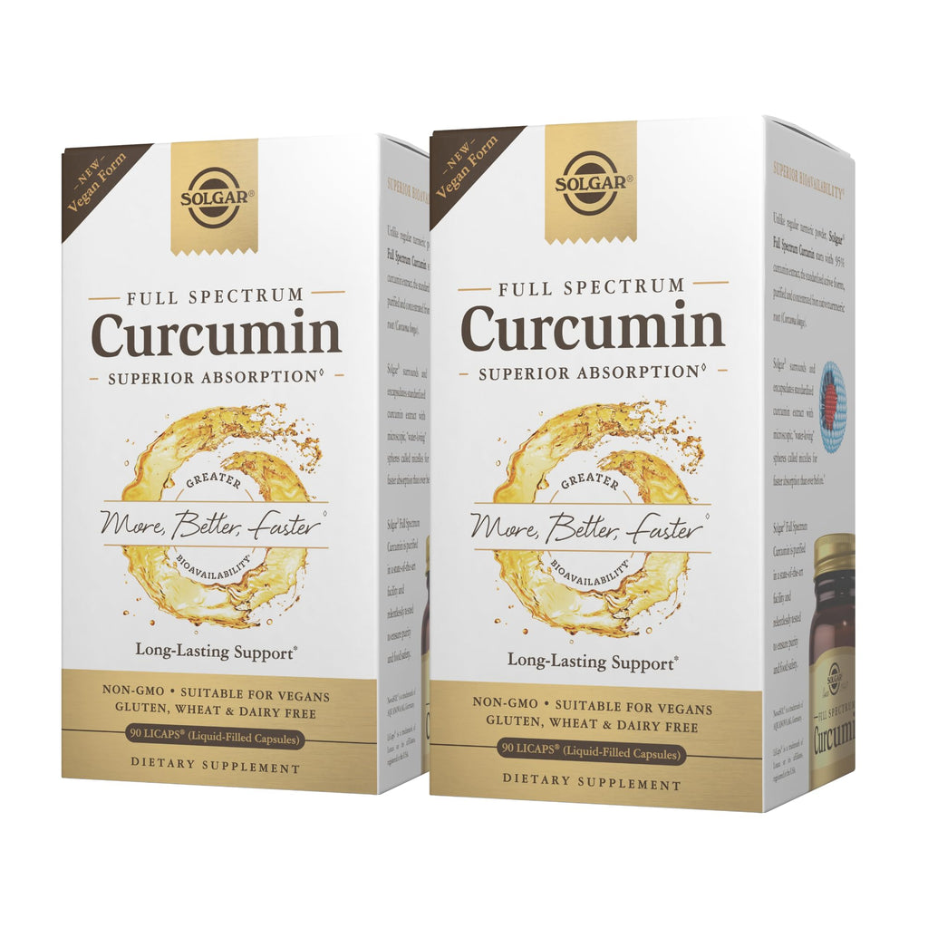 Solgar Full Spectrum Curcumin - 180 Softgels