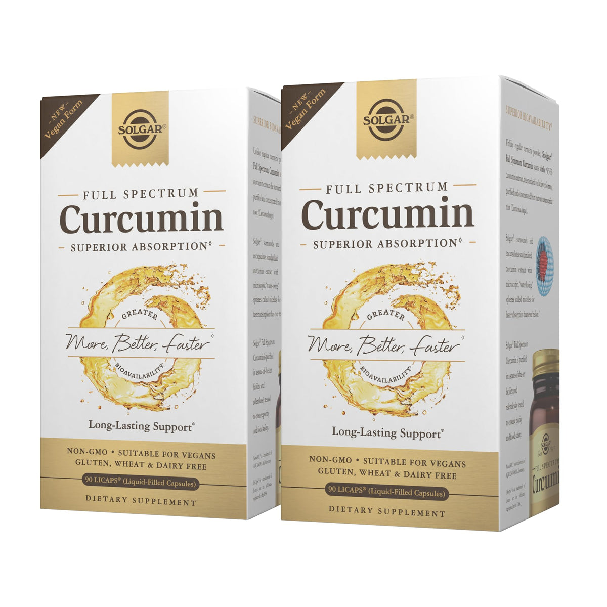 Solgar Full Spectrum Curcumin - 180 Softgels