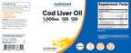 Nutricost Cod Liver Oil 1000mg - 120 Softgels - image 6