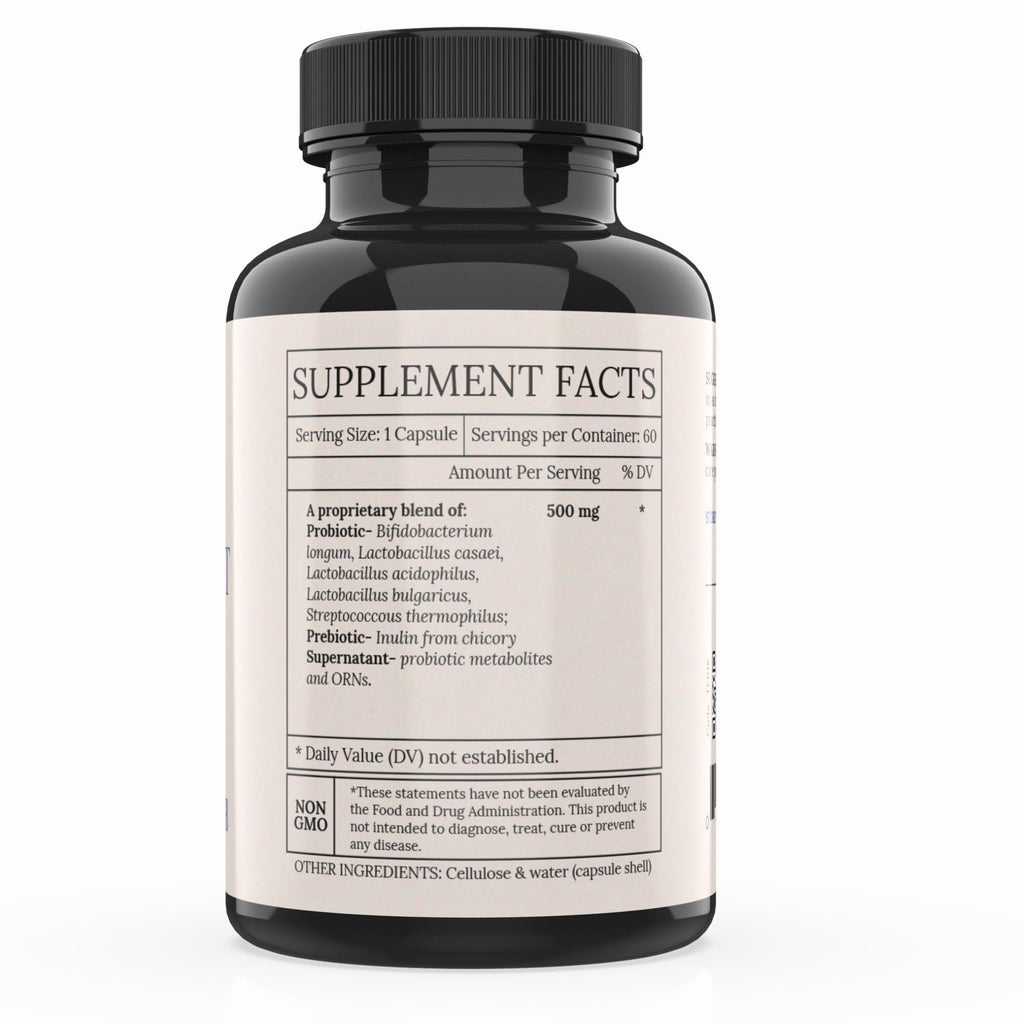 BioImmersion Supernatant Synbiotic Probiotic Prebiotic Postbiotic - 60 Capsules - image 2