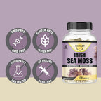 Happi Mi Nutrition Irish Seamoss Capsules 2625mg - 120 Capsules - image 7