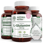 Natural Nutra L-Glutamine 500 mg - 50 Capsules