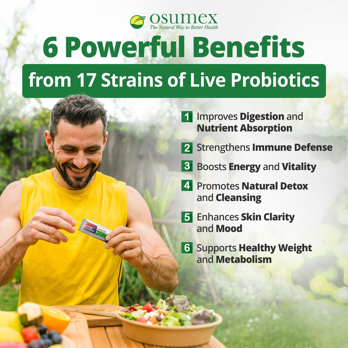 Osumex LB17 Fermented Food Biomass Probiotics for Women