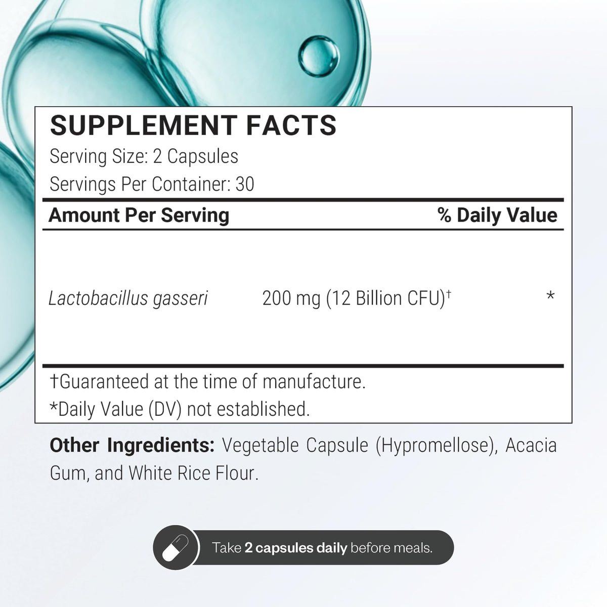 Supersmart Lactobacillus Gasseri 12 Billion CFU Probiotic - 60 Capsules - image 3