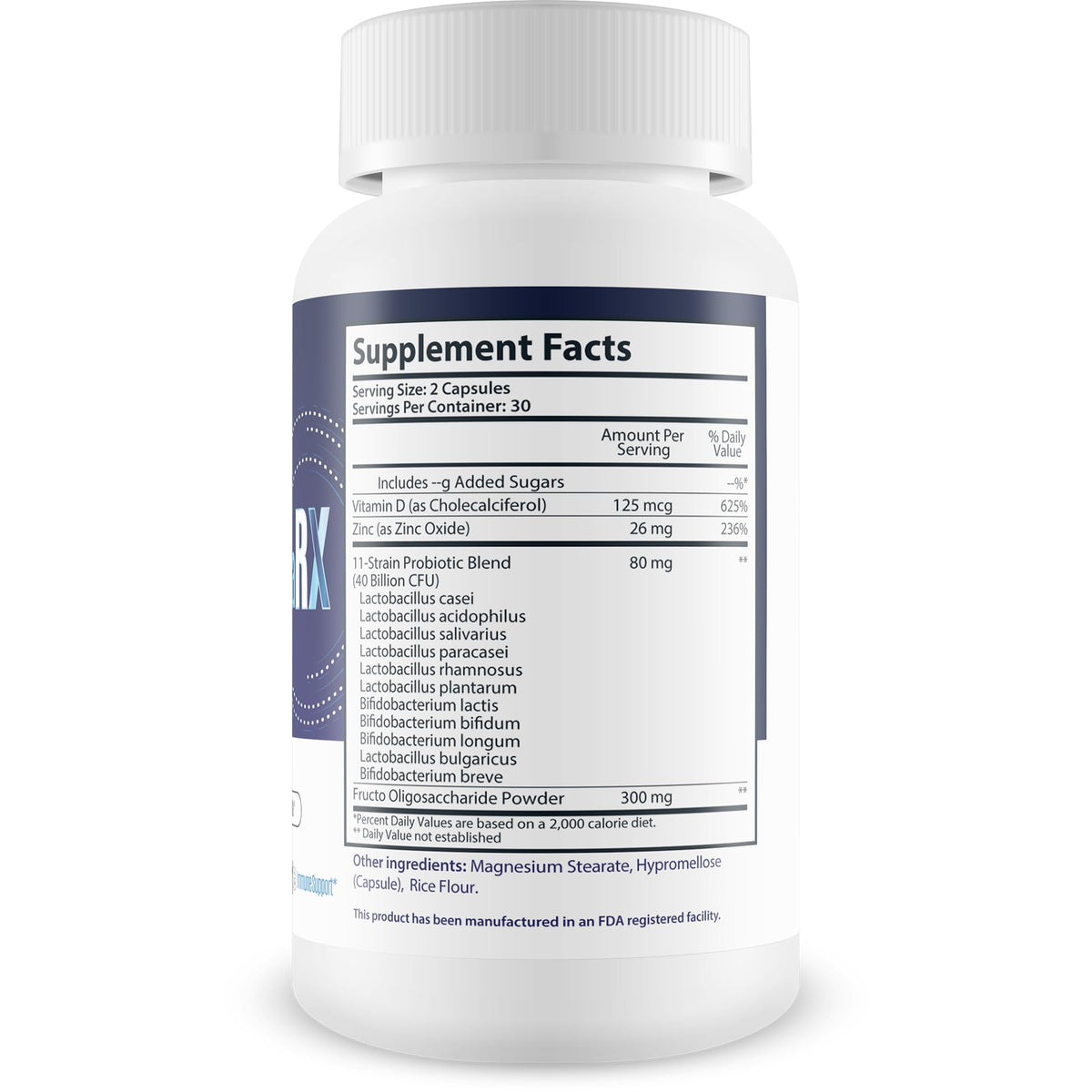 Generic Probiotic Proflexia Rx Male Formula - 40 Billion CFU - 1 Count - image 2