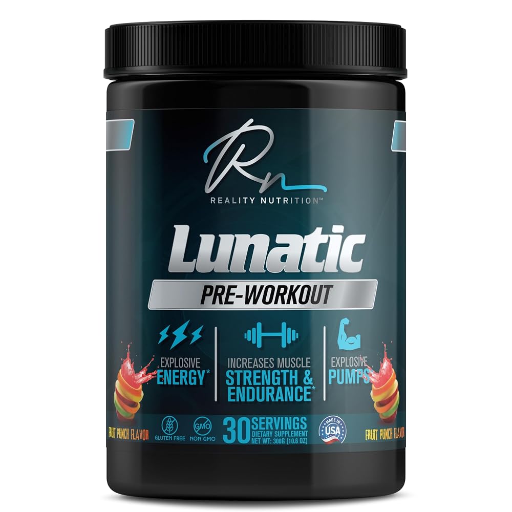 Reality Nutrition Lunatic Pre Workout Powder - 30 Servings