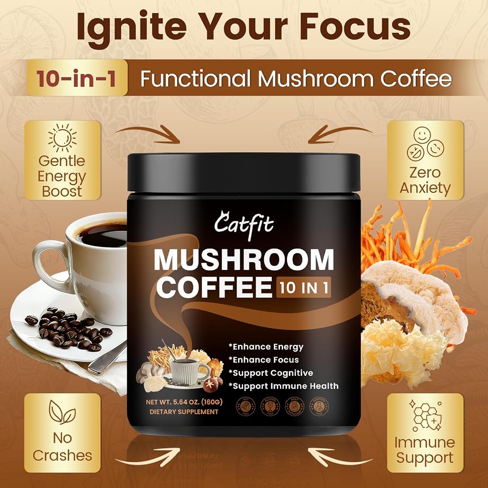 Catfit Mushroom Coffee Powder