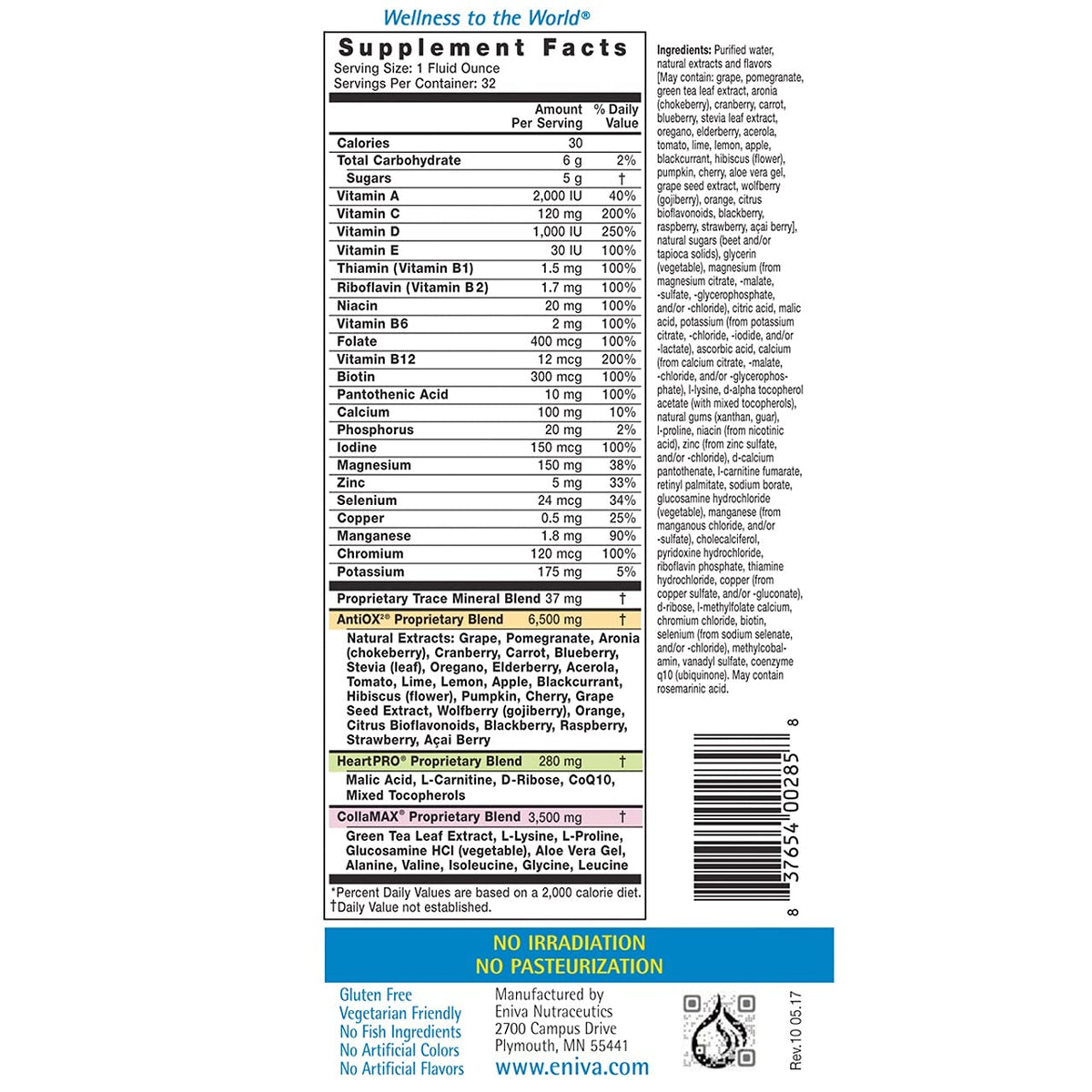 Eniva Vibe Fruit & Veggie Liquid Multivitamin with Omega-3 Combo - image 2