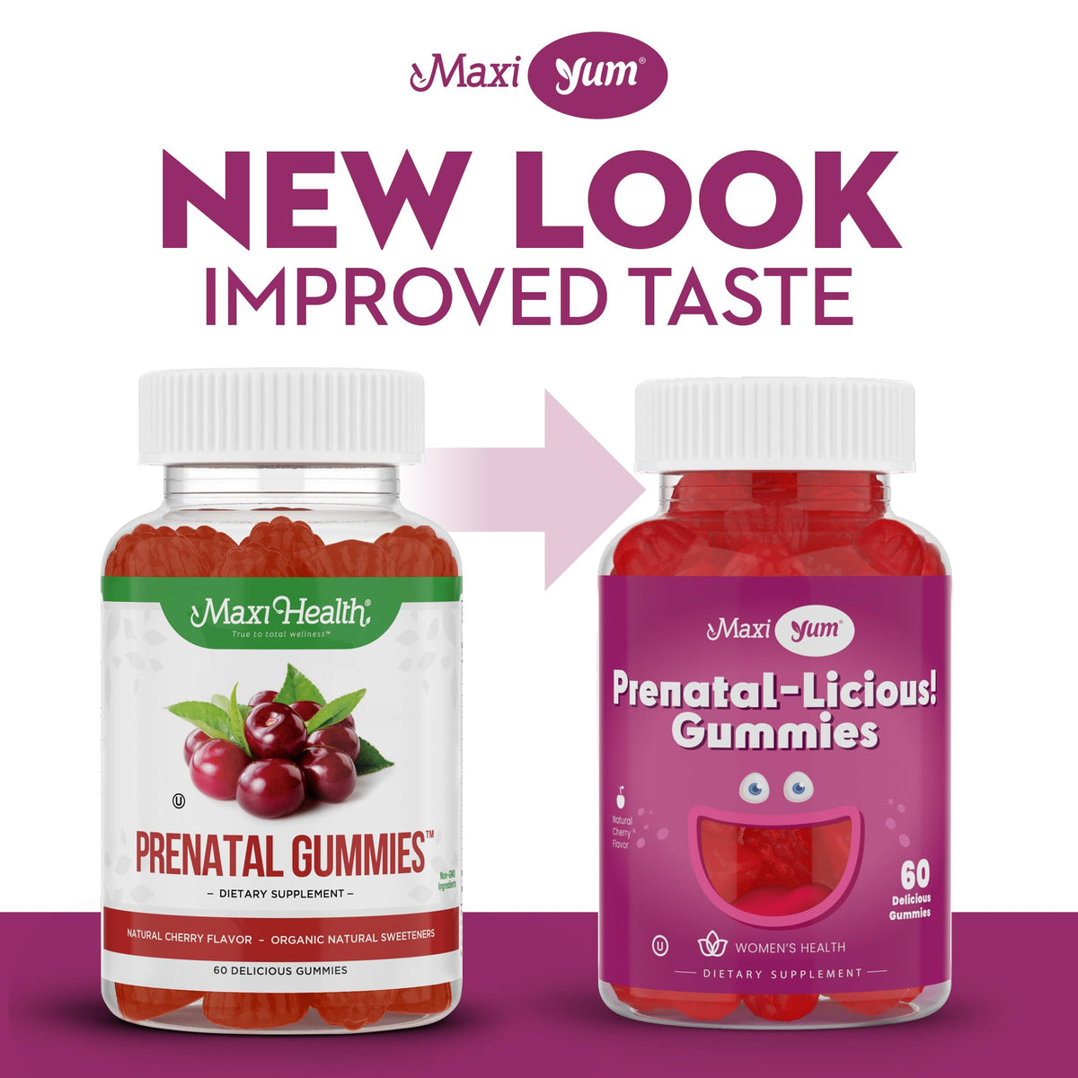 Maxi Health Prenatal Gummies with Folic Acid & Iron - 60 Count - image 4