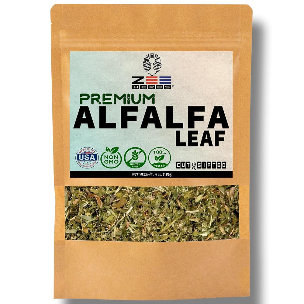 ZeeHERBS Premium Alfalfa Leaf - 4 oz