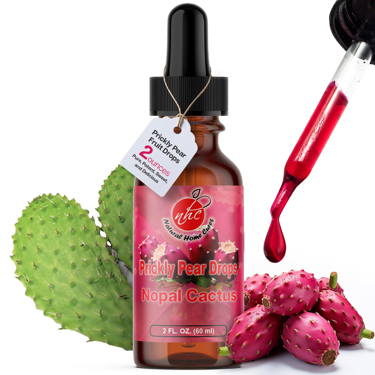 Natural Home Cures Prickly Pear Drops with Vitamin B12