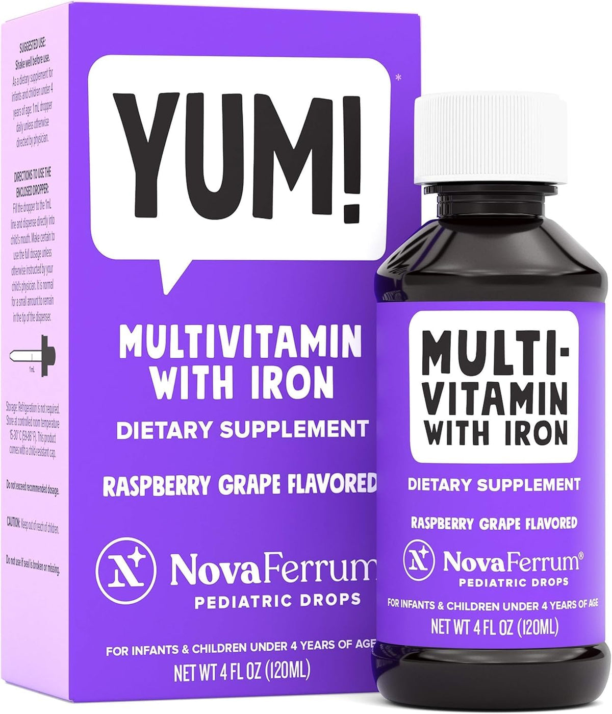 NovaFerrum Multivitamin with Iron for Infants and Toddlers
