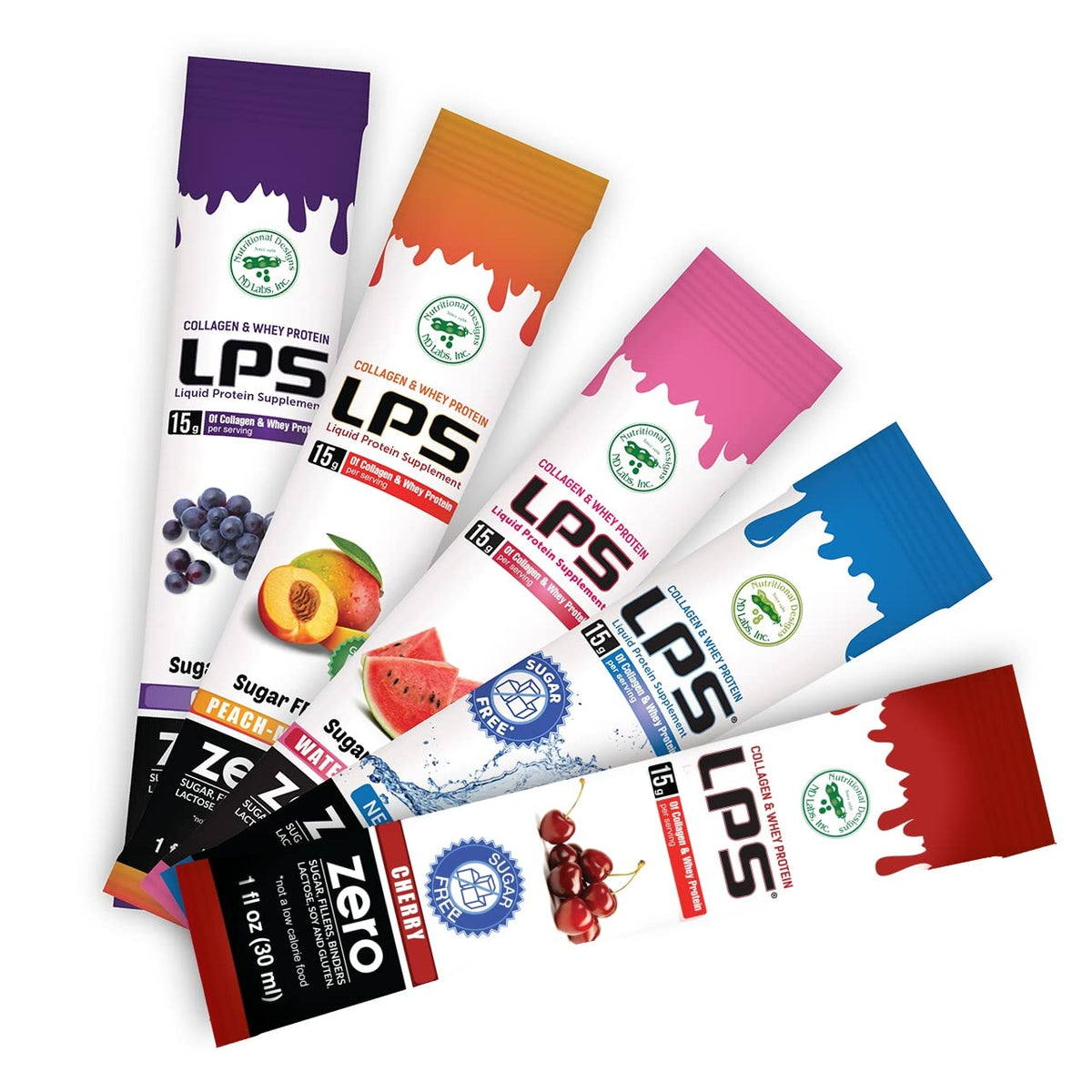 Nutritional Designs LPS Liquid Collagen & Whey Protein Supplement