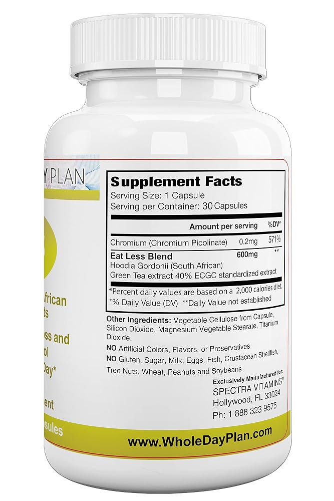 The WHOLE DAY Plan EAT LESS Appetite Suppressant - 30 Capsules - image 2