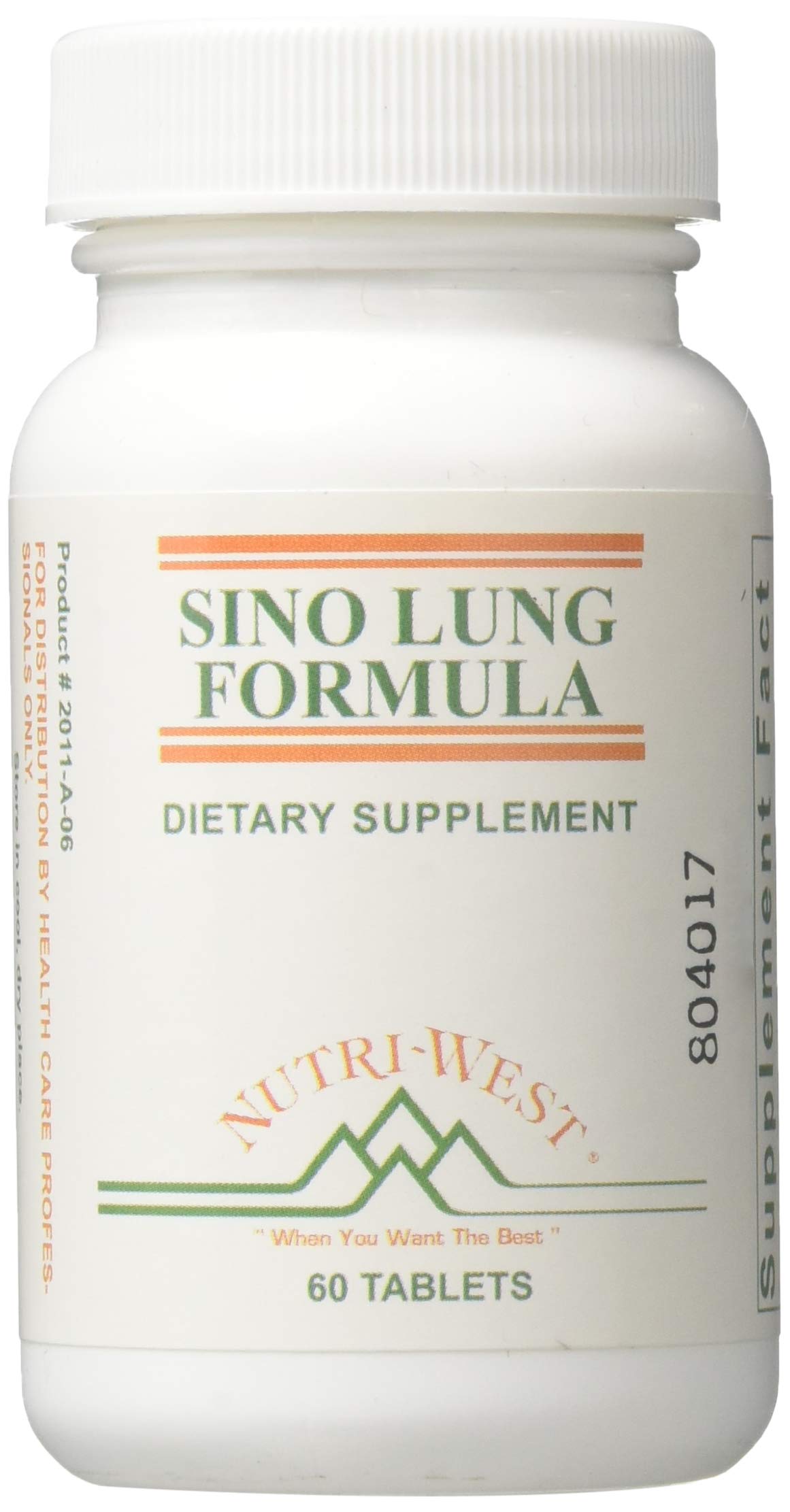 Nutri-West Sino-Lung Formula Nutritional Supplement - 60 Tablets