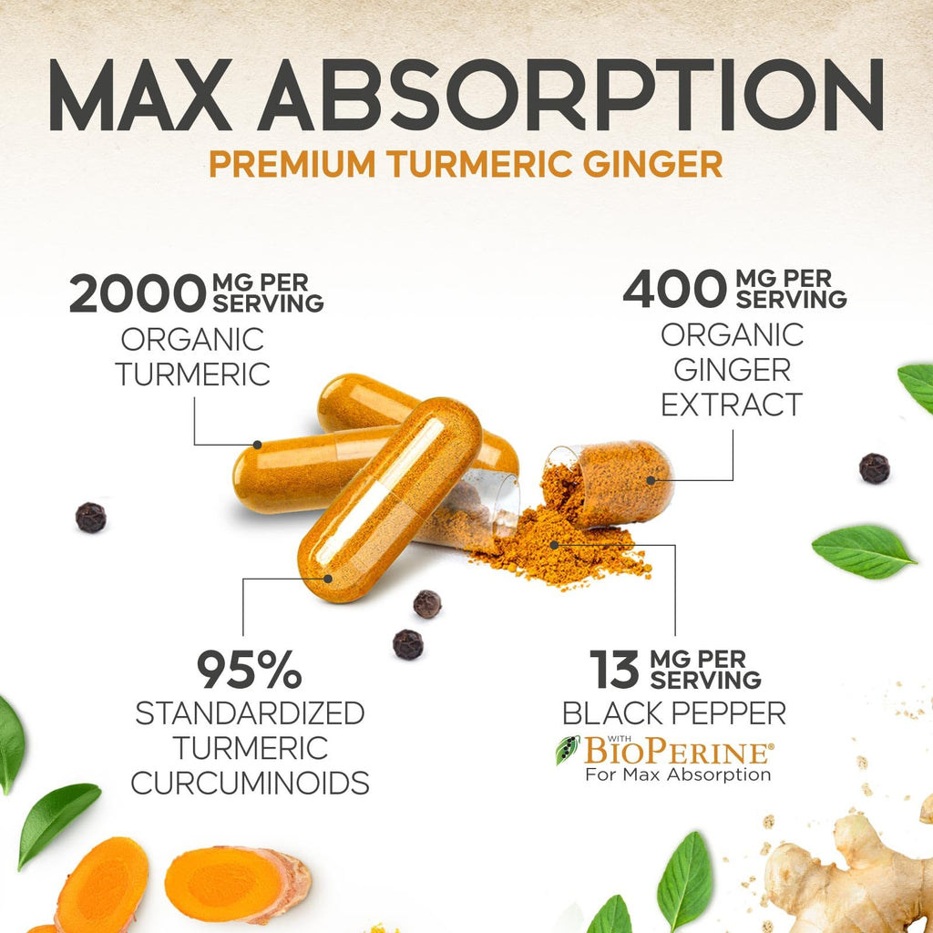 Health Nutrition Naturals Turmeric Curcumin Supplement - 95%