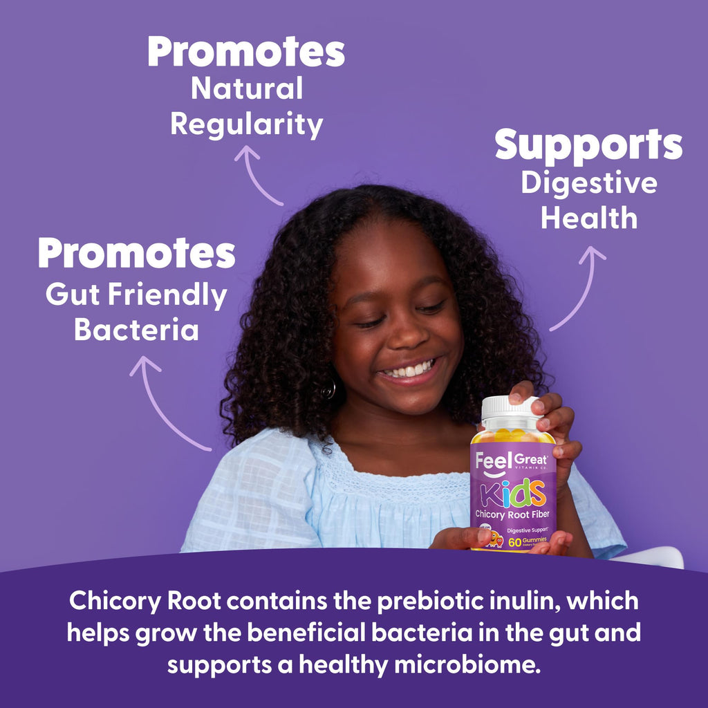 The Feel Great Vitamin Company Fiber Gummies for Kids - 60 Count - image 3