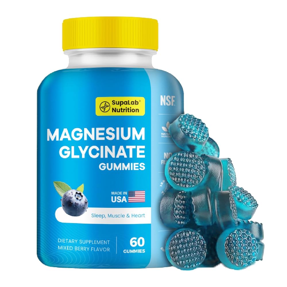 MEGNETA Magnesium Gummies for Relaxation & Muscle Support - 60 Gummies