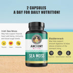 Ancient Bliss Organic Irish Sea Moss Capsules - 120 Capsules - image 3