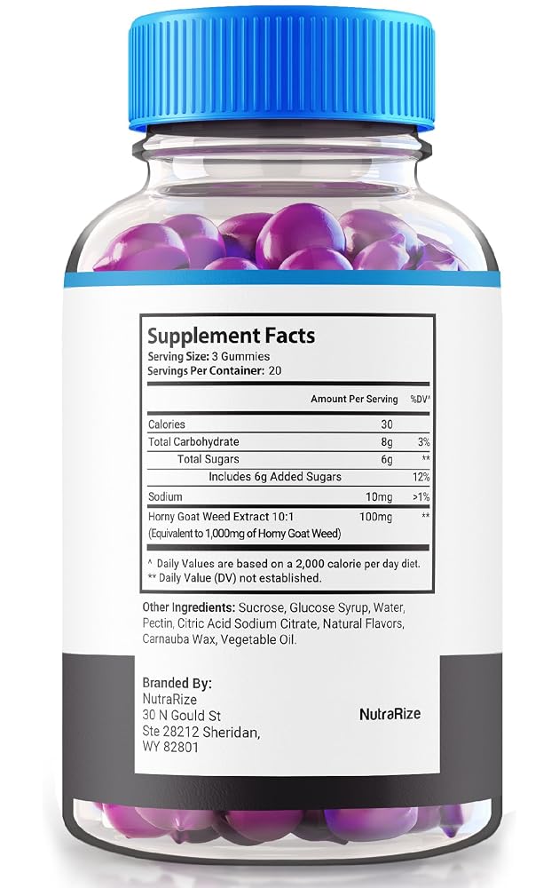 NutraRize Erectifil 1000 MG Gummies for Men - 180 Gummies - image 2