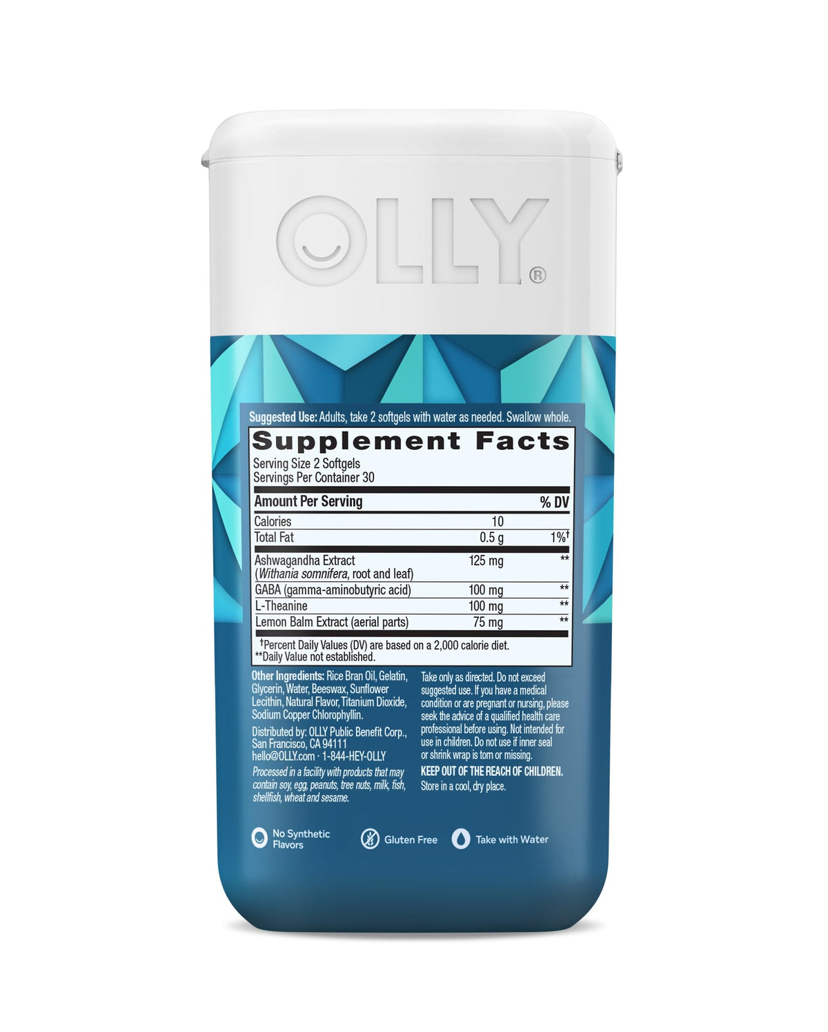 OLLY Ultra Strength Stress Softgels for Mood Support - 60 Count - image 5