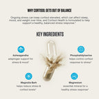 LES Labs Cortisol Health Stress & Sleep Support - 60 Capsules - image 3