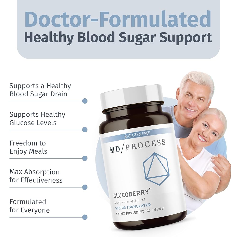 MD Process GlucoBerry Maqui Berry Extract with Chromium Picolinate