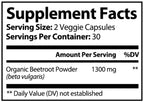 CRYSTAL PEAKS NUTRITION Beet Root Powder Extract - 60 Vegetarian Capsules - image 8
