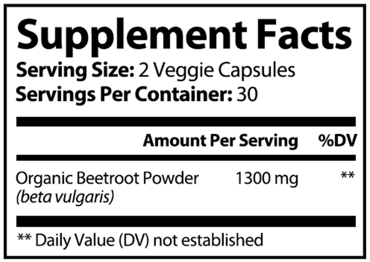 CRYSTAL PEAKS NUTRITION Beet Root Powder Extract - 60 Vegetarian Capsules - image 8