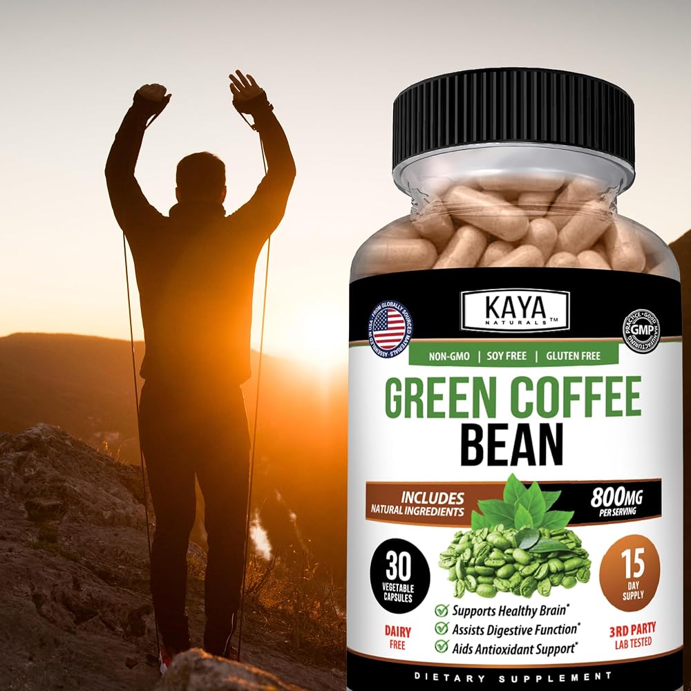 Kaya Naturals Green Coffee Bean Extract - 30 Vegetarian Capsules - image 10