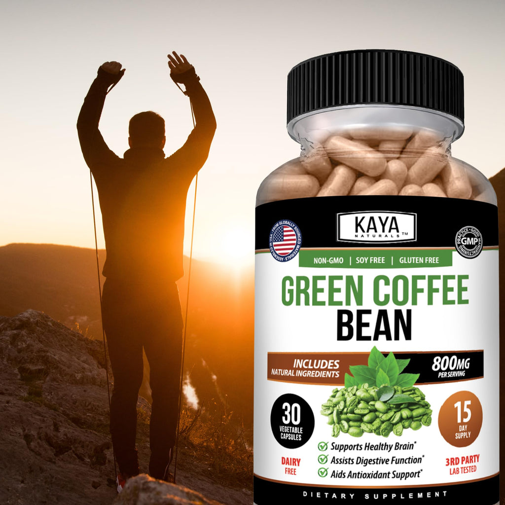 Kaya Naturals Green Coffee Bean Extract - 30 Vegetarian Capsules - image 10