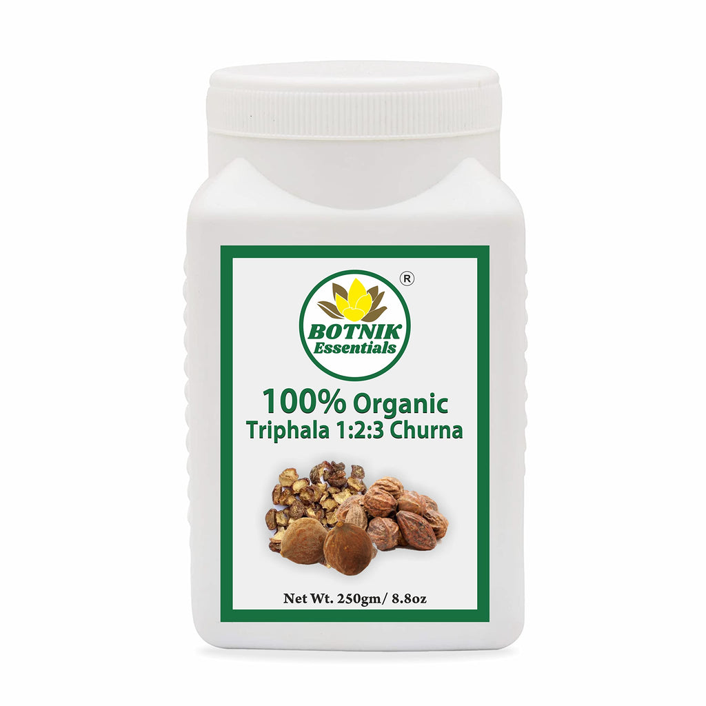 BOTNIK ESSENTIALS Organic Triphala 1:2:3 Churna Powder - 250g