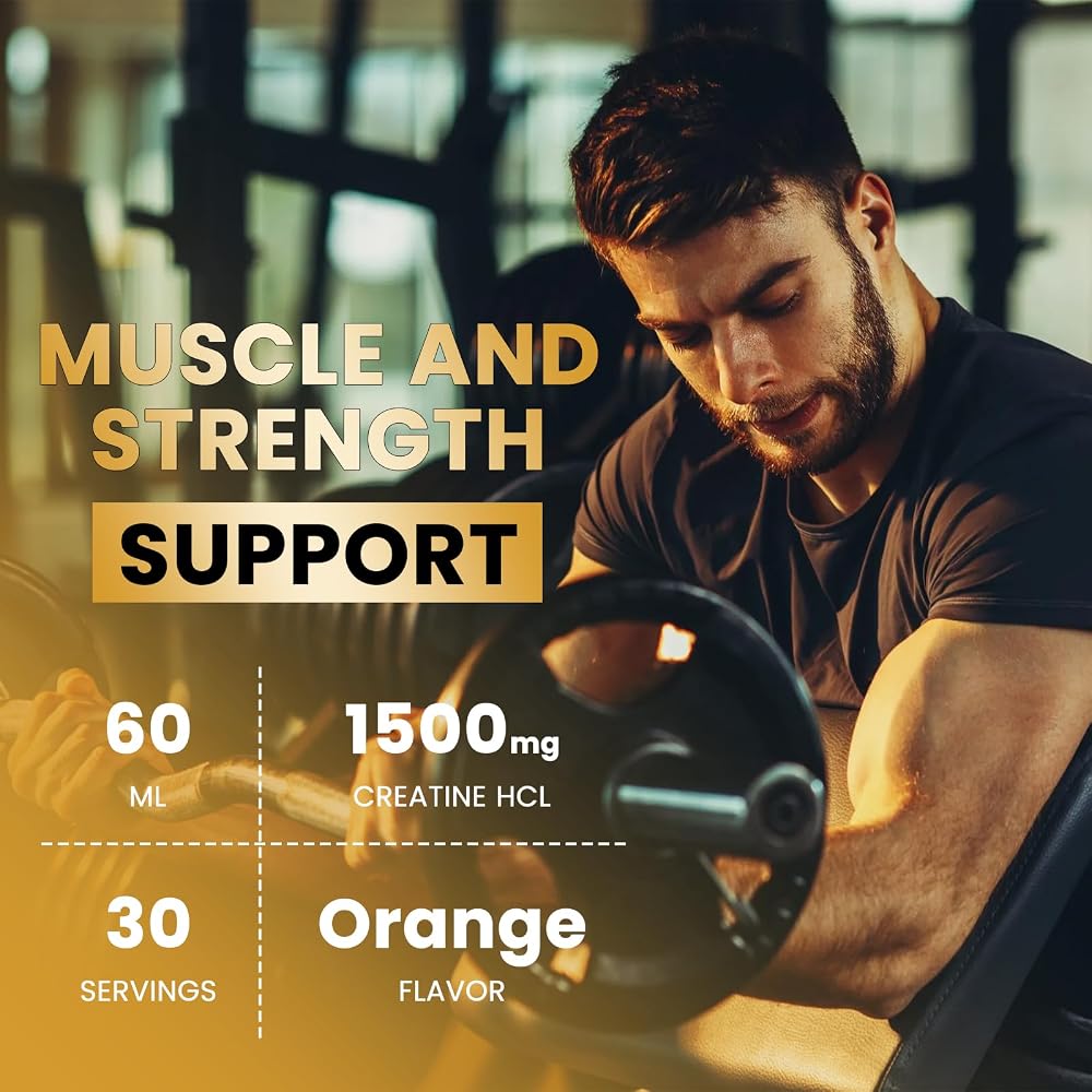 ReviNutra Creatine HCL Liquid Drops for Men & Women