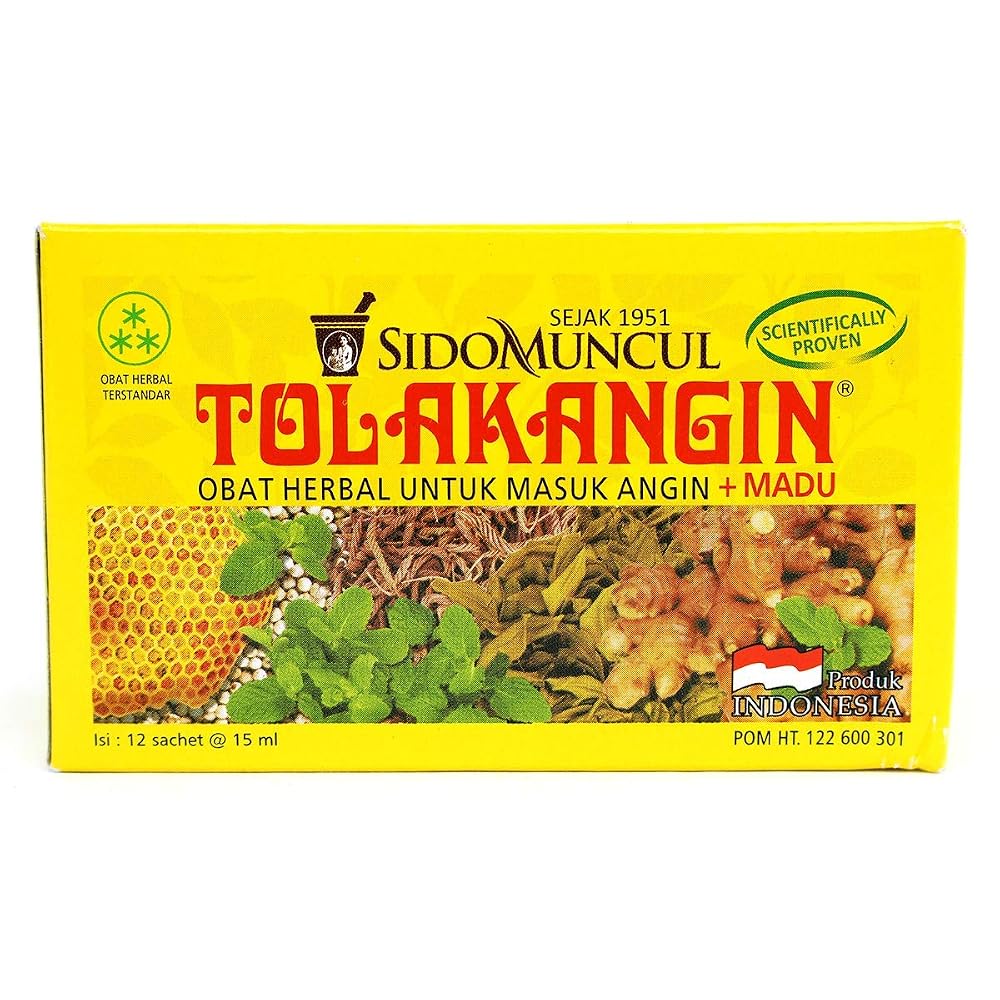 Tolakangin Tolak Angin Herbal Syrup with Honey - 12 x 15 ml