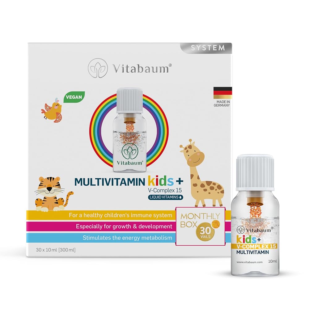 Vitabaum Multivitamin Kids - Children's Vitamins - 30 Vials