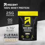 Ascent Whey Protein Powder - Post Workout Whey Protein Isolate