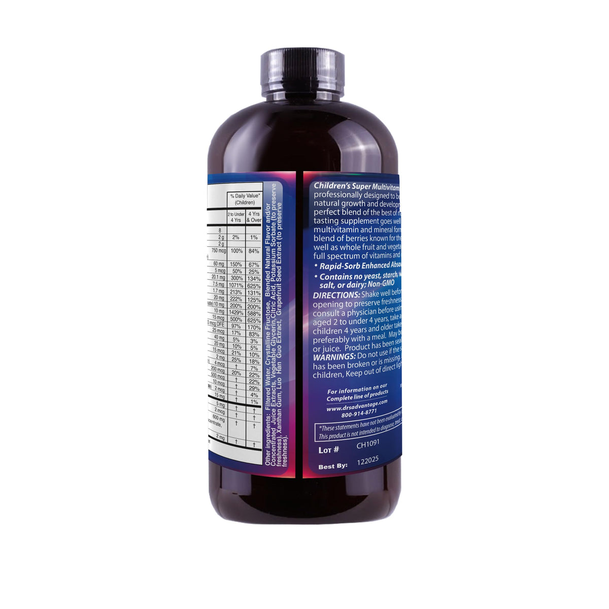 Dr's Advantage Liquid Children's Multivitamin and Minerals - 16 oz. - image 5