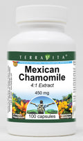 Terravita Mexican Chamomile 4:1 Extract 450 mg - 100 Capsules
