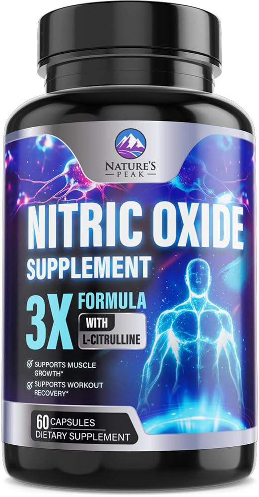 Nature's Peak Extra Strength Nitric Oxide Booster - 3X Strength